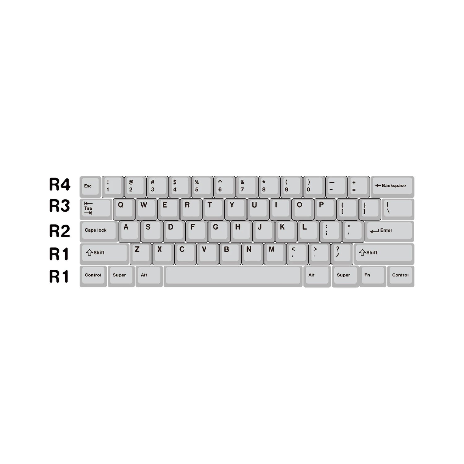 Anode violet aluminum alloy metal keycap set factory height, mechanical keyboard metal decorative keycaps, liquid character design artistic keycaps