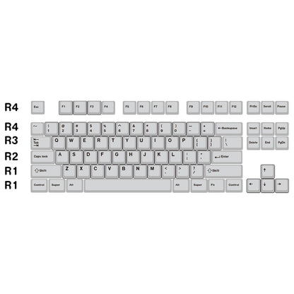 Anode violet aluminum alloy metal keycap set factory height, mechanical keyboard metal decorative keycaps, liquid character design artistic keycaps