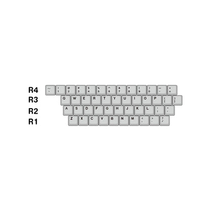 Anode violet aluminum alloy metal keycap set factory height, mechanical keyboard metal decorative keycaps, liquid character design artistic keycaps
