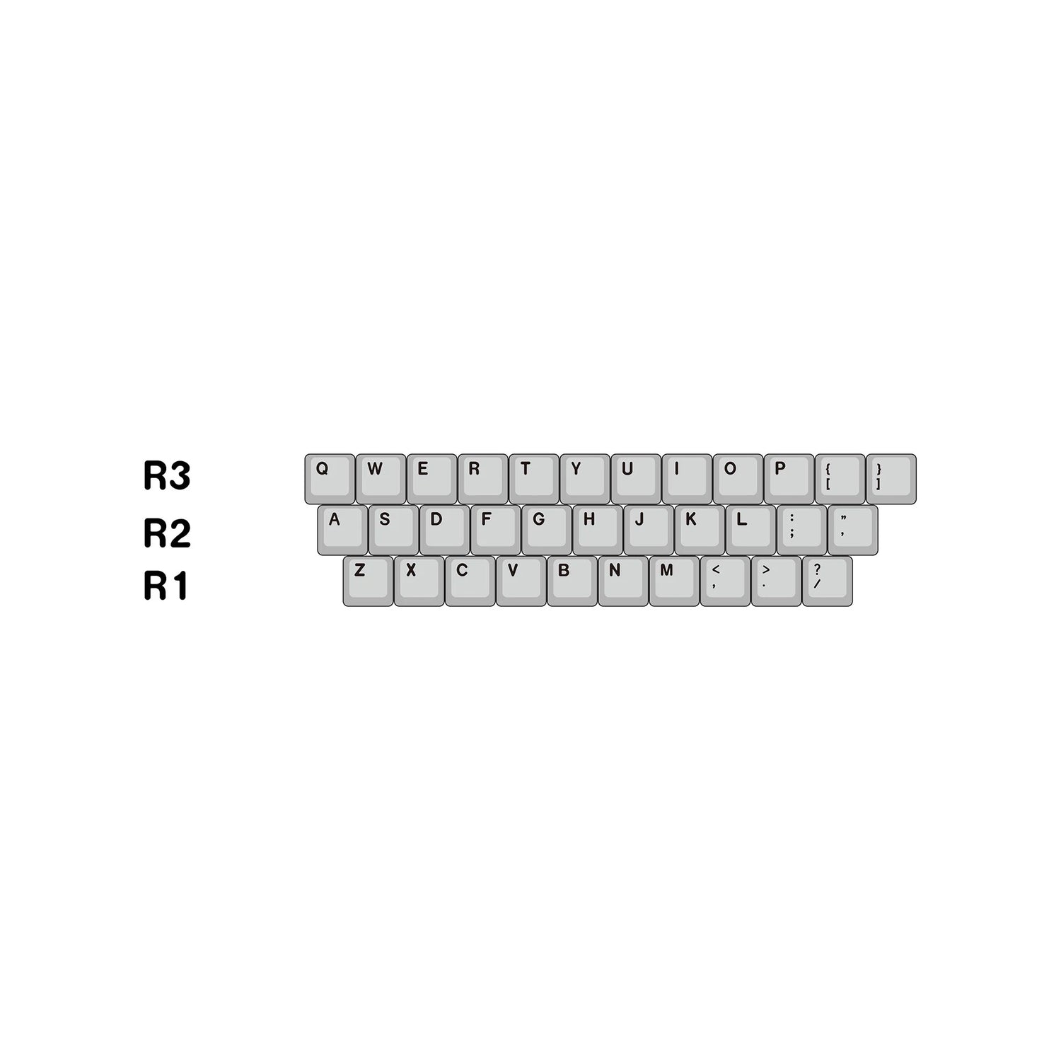 Anode violet aluminum alloy metal keycap set factory height, mechanical keyboard metal decorative keycaps, liquid character design artistic keycaps