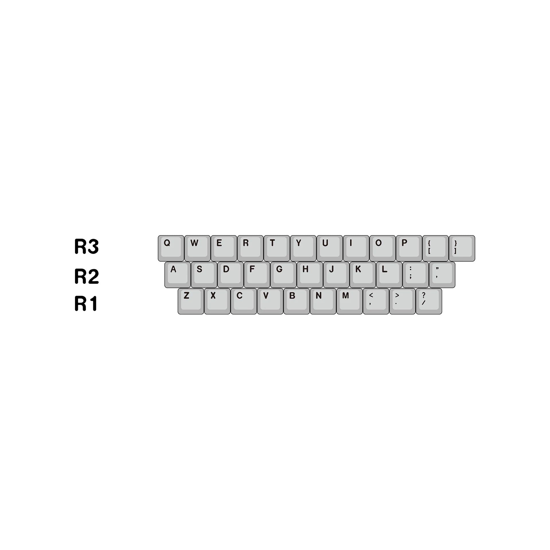 Anode violet aluminum alloy metal keycap set factory height, mechanical keyboard metal decorative keycaps, liquid character design artistic keycaps