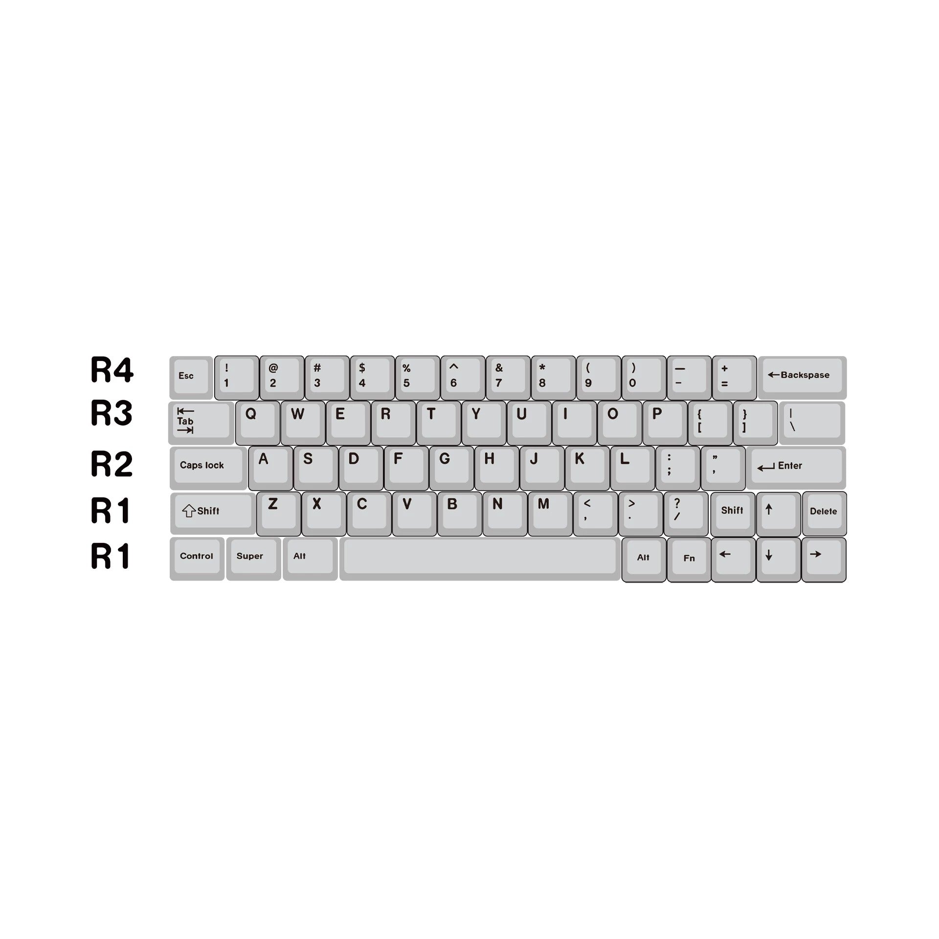 Anode violet aluminum alloy metal keycap set factory height, mechanical keyboard metal decorative keycaps, liquid character design artistic keycaps