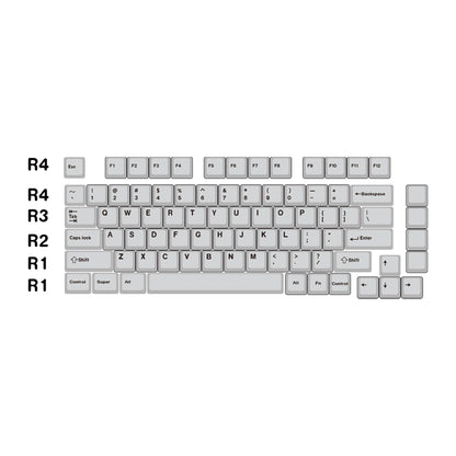 Anode violet aluminum alloy metal keycap set factory height, mechanical keyboard metal decorative keycaps, liquid character design artistic keycaps
