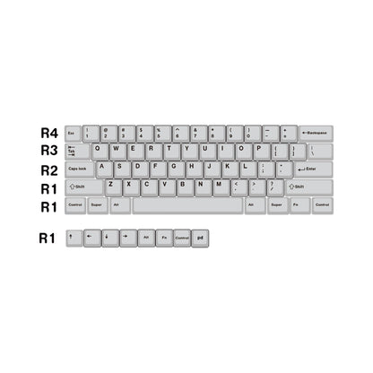 Anode violet aluminum alloy metal keycap set factory height, mechanical keyboard metal decorative keycaps, liquid character design artistic keycaps