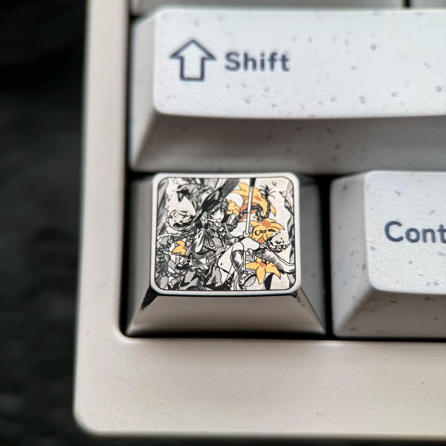 Mushoku Tensei: Jobless Reincarnation, Roxy1.25U precision titanium alloy, anime, game, novel, metal personalized keycaps