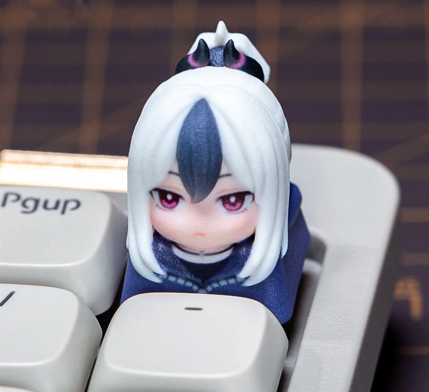 Blue Archive The Animation series, doujin character half body design multi-color resin personalized keycaps, anime game culture peripheral products keyboard decoration keycaps