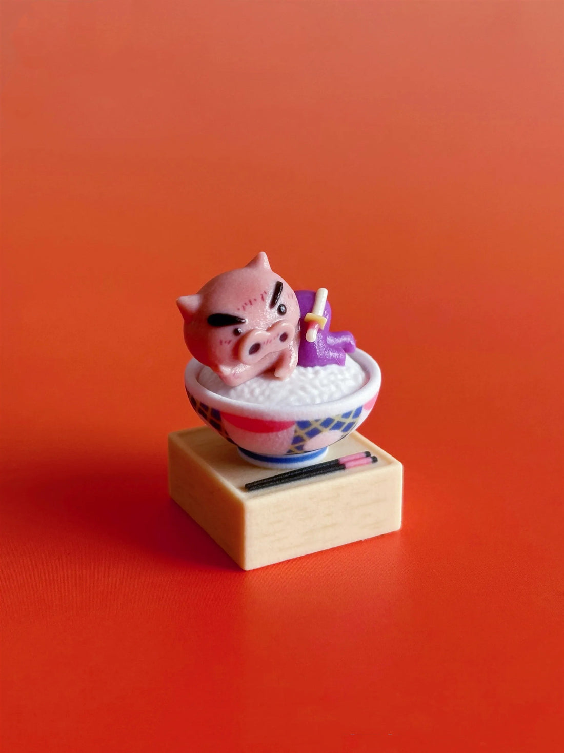 Buriburizaemon, BBQ pork rice style, Multi colored resin printed personalized keycaps, cartoon resin decorative keycaps, mechanical keyboard artistic creative keycaps