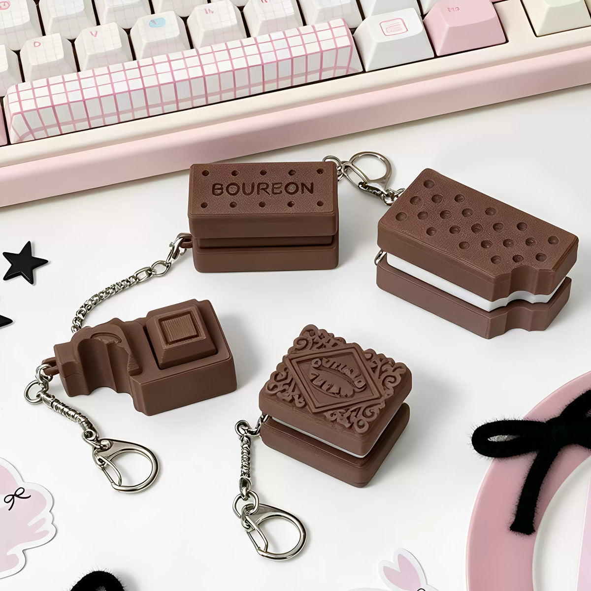 Fun decompression toys, keychain keys, mechanical keyboard switch tester, 3D printing material creative cultural products, mechanical keyboard peripheral toys, personalized keycap keys.