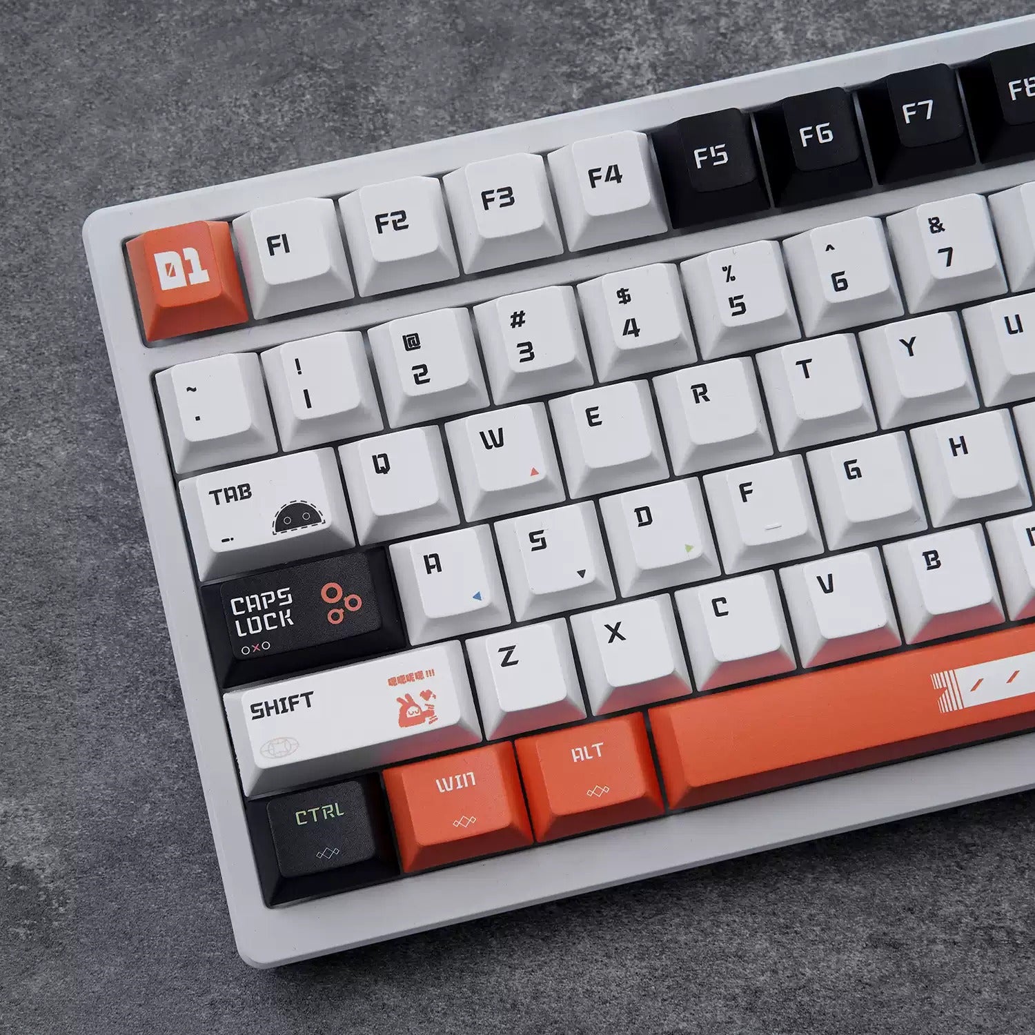 Zenless Zone Zero series, Bangboo themed PBT material personalized keycap set, anime and games cultural creative decoration keycap set, compatible with 61/64/68/75/84/87/104 mechanical keyboard