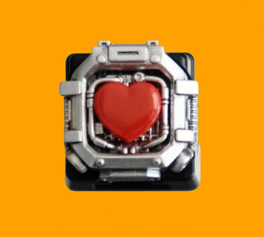 Space capsule themed design, personalized keycap, mechanical keyboard decoration, keycap resin coating, cute and cool mechanical style, mecha style keycap.