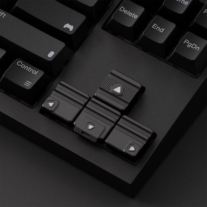 Aluminum alloy personalized keycaps, Year of the Horse commemorative edition, simple modular directional keys, metal material decorative keycaps