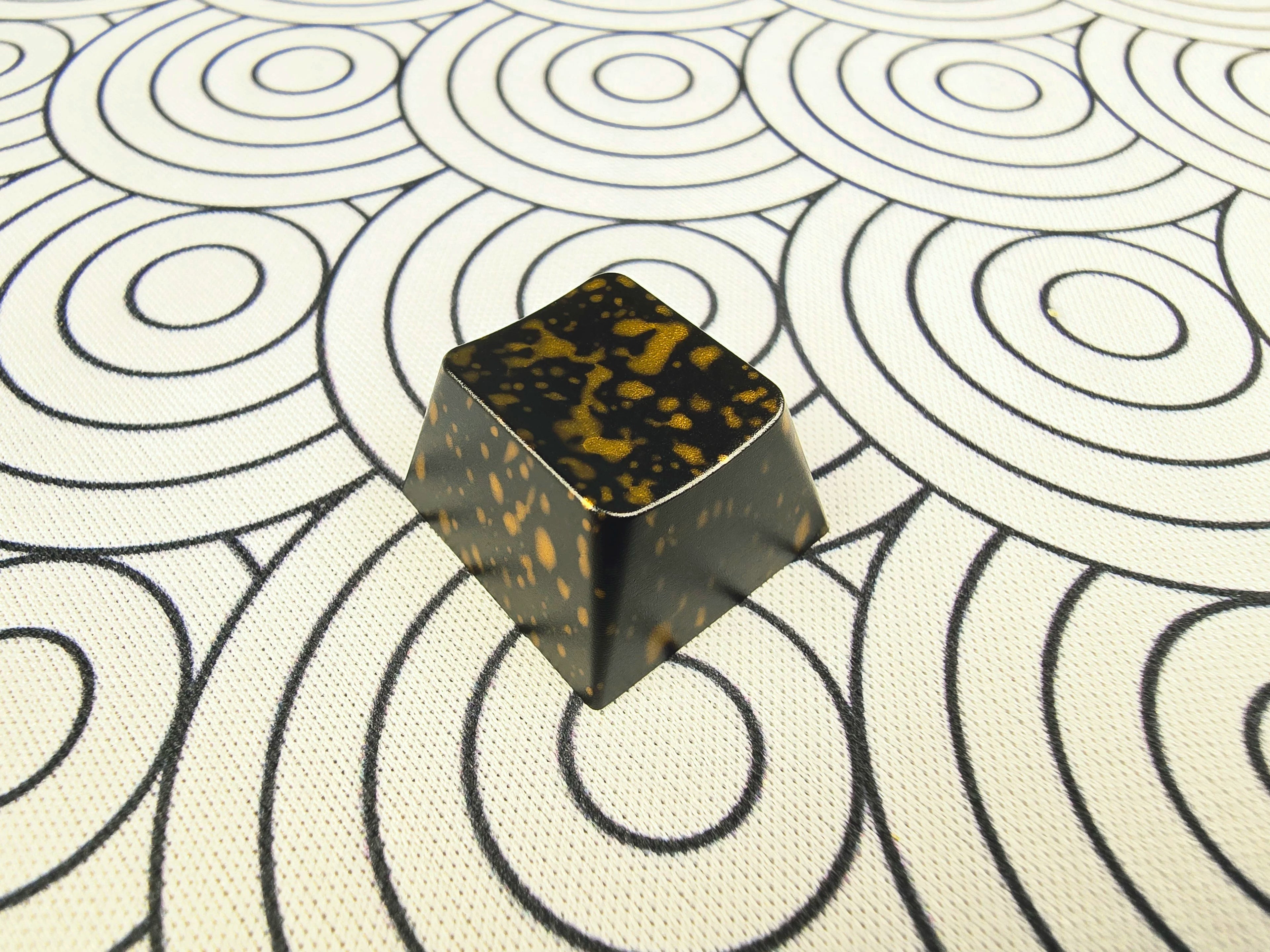 Colorful inkjet spot anode, aluminum alloy CNC metal anode personalized keycap, mechanical keyboard decorative art keycap