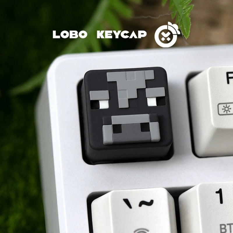 Minecraft， Multi colored resin personalized keycaps, anime, gaming, cultural and creative peripheral products, mechanical keyboard decoration keycaps, gaming keycaps