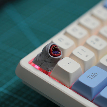 Monster Hunter themed resin personalized keycaps, coated resin mechanical keyboard decorative keycaps