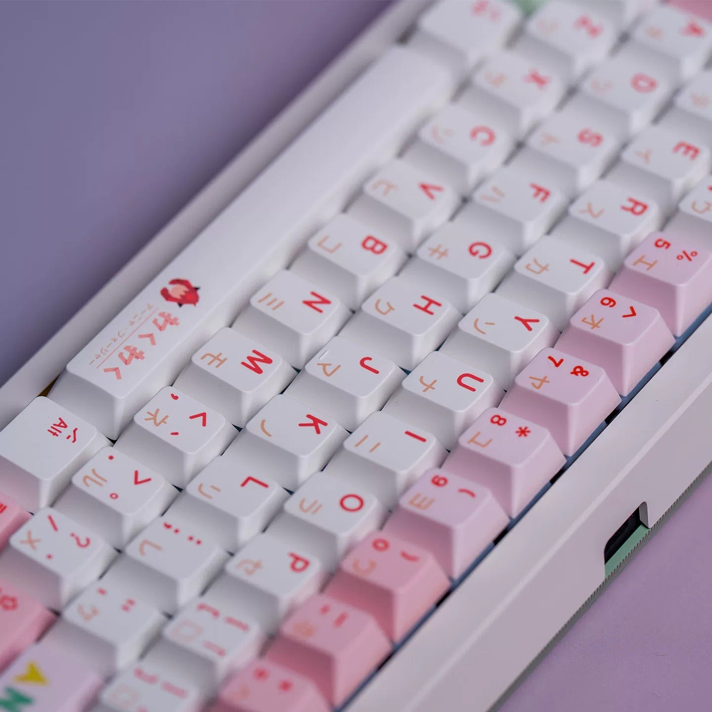 SPY×FAMILY，Anya themed keycap set, mechanical keycap PBT material material personalized keycap set, Animated cartoon keycaps, compatible with 61/64/68/75/84/87/104 mechanical keyboard replacement keycap