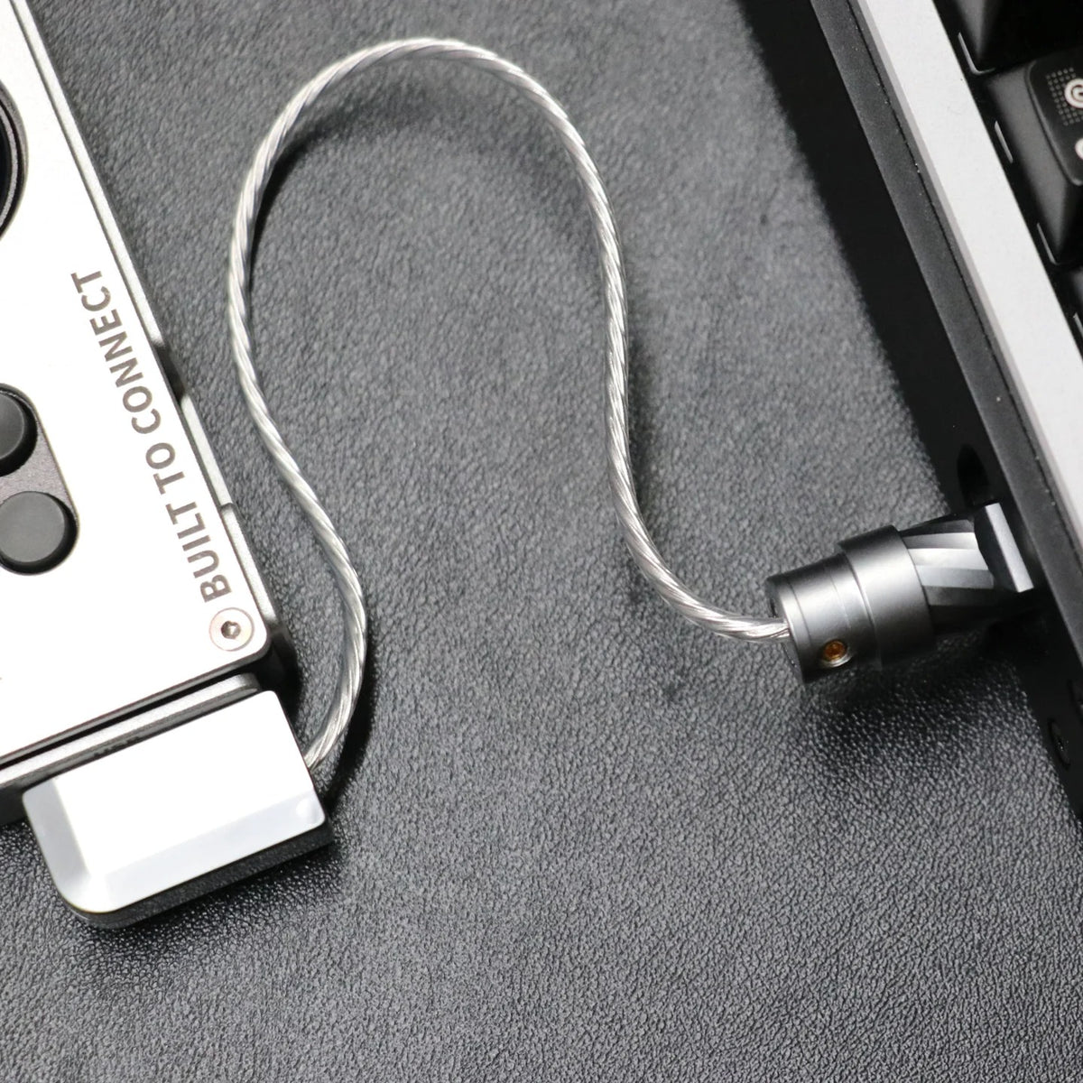 Right angle USB, Fine soft silver wire keyboard cable 8K keyboard custom data cable, Handmade data cable for mechanical keyboard, customized keyboard cable