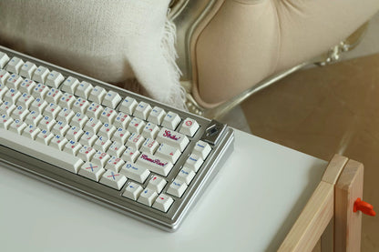 HomeRun - Baseball themed design, PBT material personalized keycaps, mechanical keyboard replacement keycap set, anime and game cultural and creative keycaps set, Compatible with 61/64/68/75/84/87/104 Key Mechanical Keyboard Keycap Set