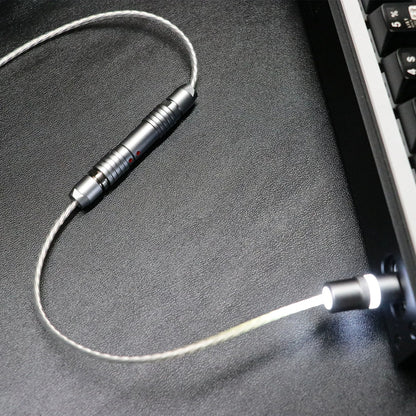 Fine silver flexible wire aviation plug wire, keyboard cable 8K keyboard custom data cable, Handmade data cable for mechanical keyboard, customized keyboard cable