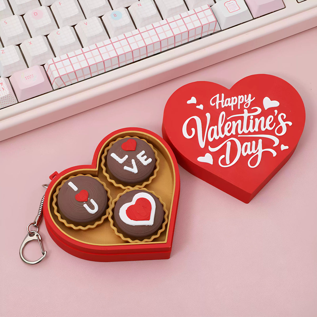 Fun decompression toys, keychain keys, mechanical keyboard switch tester, 3D printing material creative cultural products, mechanical keyboard peripheral toys, personalized keycap keys.