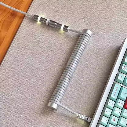 Customized keyboard cable 1.5M aviation plug-in optical mechanical keyboard manual customization data cable 8K return rate supports magnetic axis