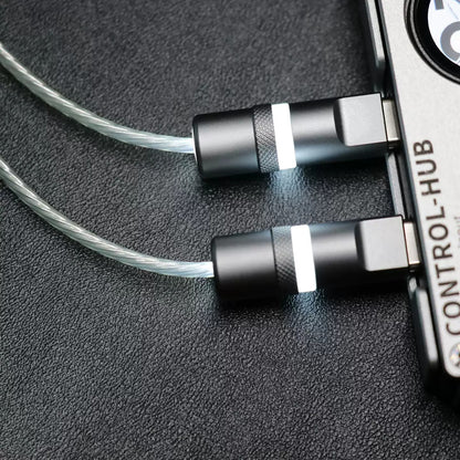 Right angle USB, Fine soft silver wire keyboard cable 8K keyboard custom data cable, Handmade data cable for mechanical keyboard, customized keyboard cable