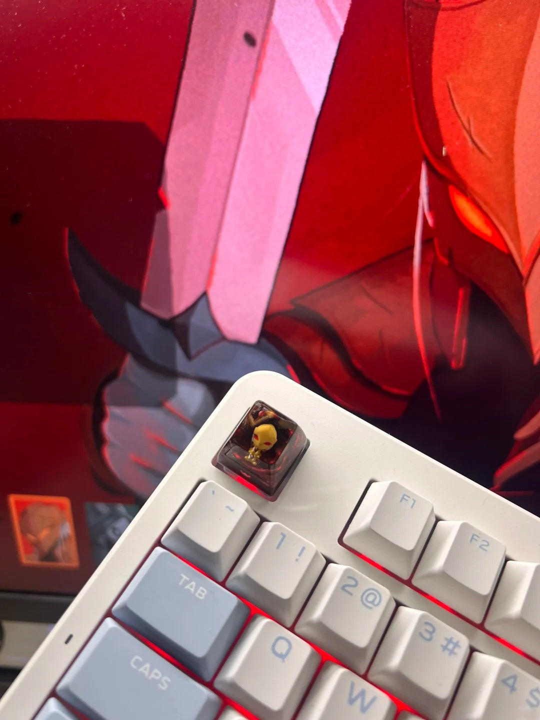 Slay the spire theme design, crystal resin personalized keycaps, game culture creative mechanical keyboard decorative keycaps