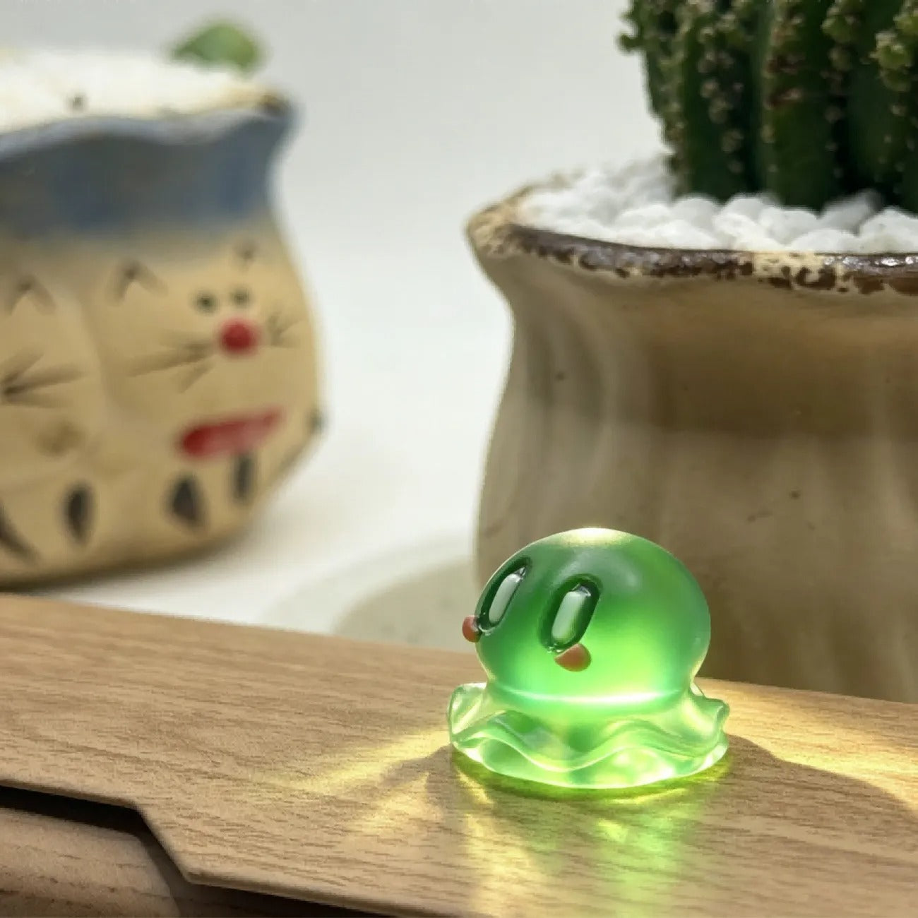 Roco Kingdom， Transparent jelly crystal resin personalized keycaps, anime and game cultural creative keycaps, mechanical keyboard decorative keycaps