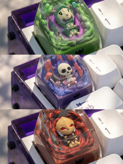 Slay the spire theme design, crystal resin personalized keycaps, game culture creative mechanical keyboard decorative keycaps