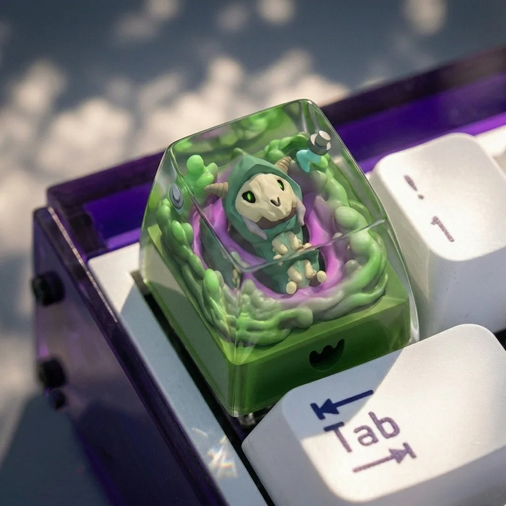 Slay the spire theme design, crystal resin personalized keycaps, game culture creative mechanical keyboard decorative keycaps