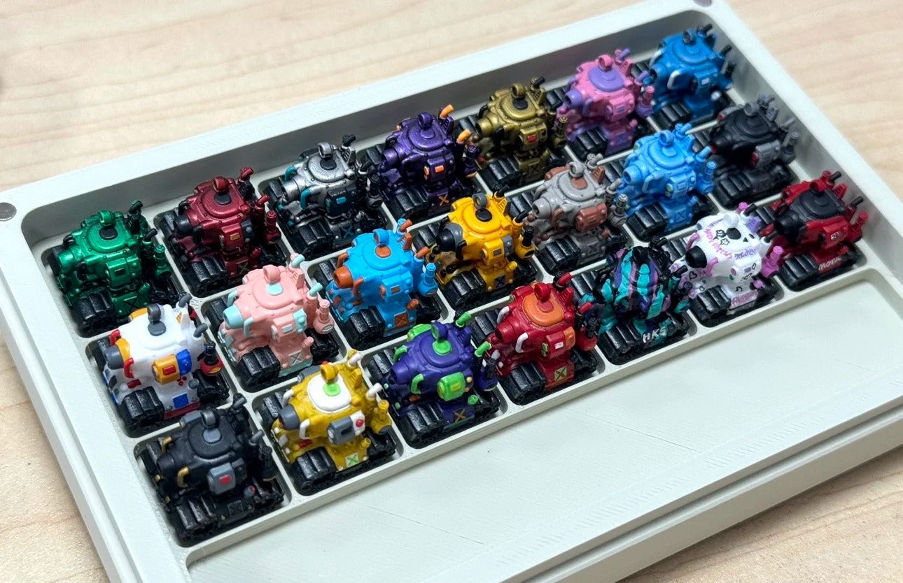 Metal Slug, Tank Coating Resin Keycaps, Keyboard Decorative Keycaps