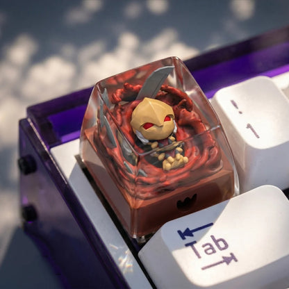 Slay the spire theme design, crystal resin personalized keycaps, game culture creative mechanical keyboard decorative keycaps