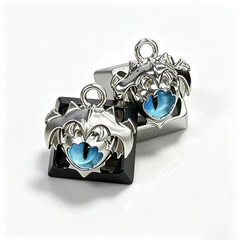 Dota，eye of skadi， Personalized keycap magnetic detachable necklace pendant, metal keycap, mechanical keyboard decorative keycap