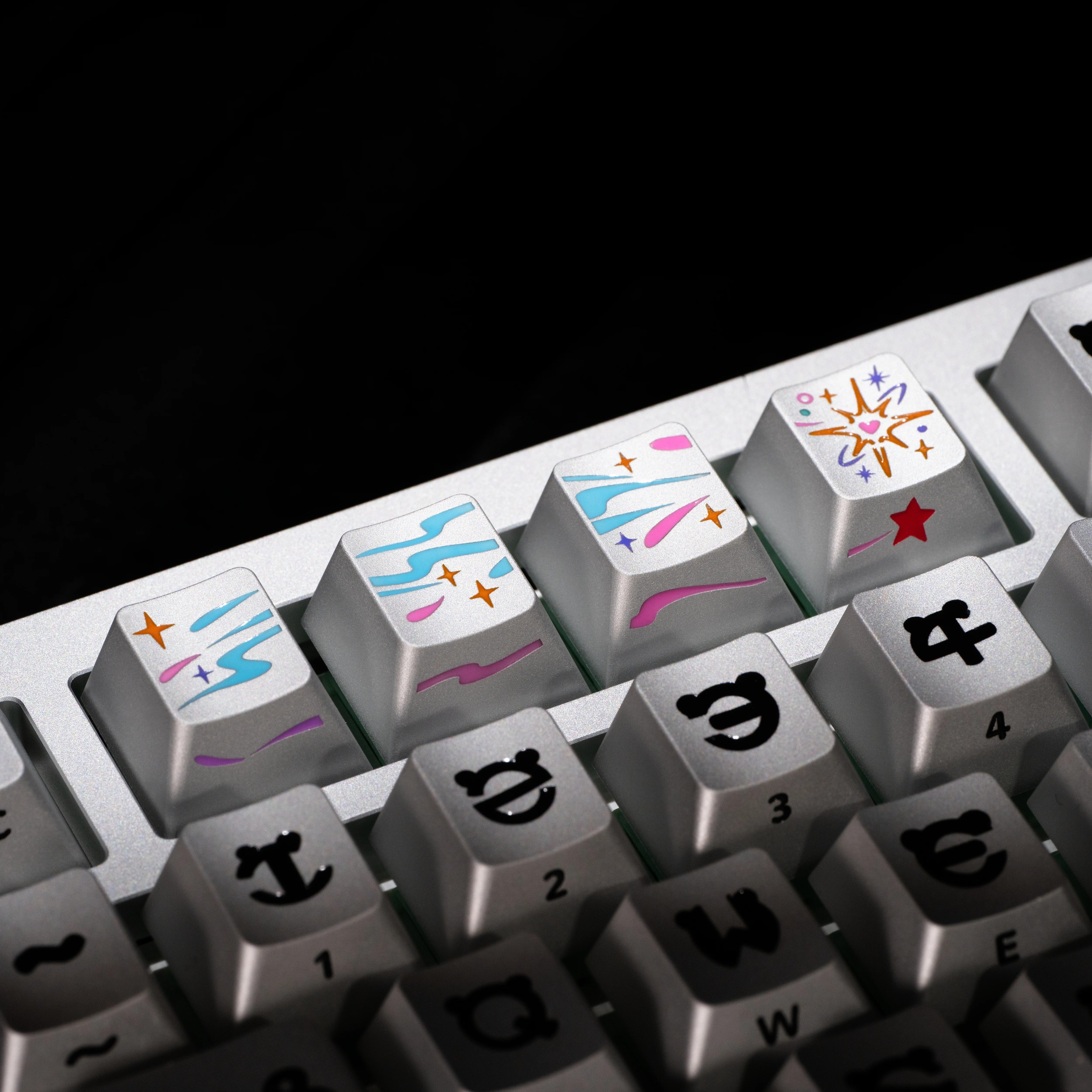 The Eye of Horus aluminum alloy personalized keycaps, enamel colored m ...