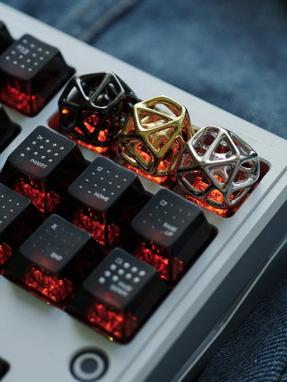 Hollow out personalized keycaps, customized metal aluminum alloy keycaps, single original Esc key