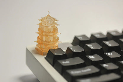 Chinese ancient architecture, Oriental charm keycaps, and architectural art personalized keycaps are integrated into one.