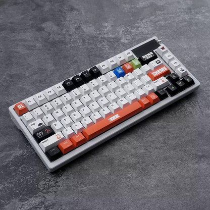 Zenless Zone Zero series, Bangboo themed PBT material personalized keycap set, anime and games cultural creative decoration keycap set, compatible with 61/64/68/75/84/87/104 mechanical keyboard