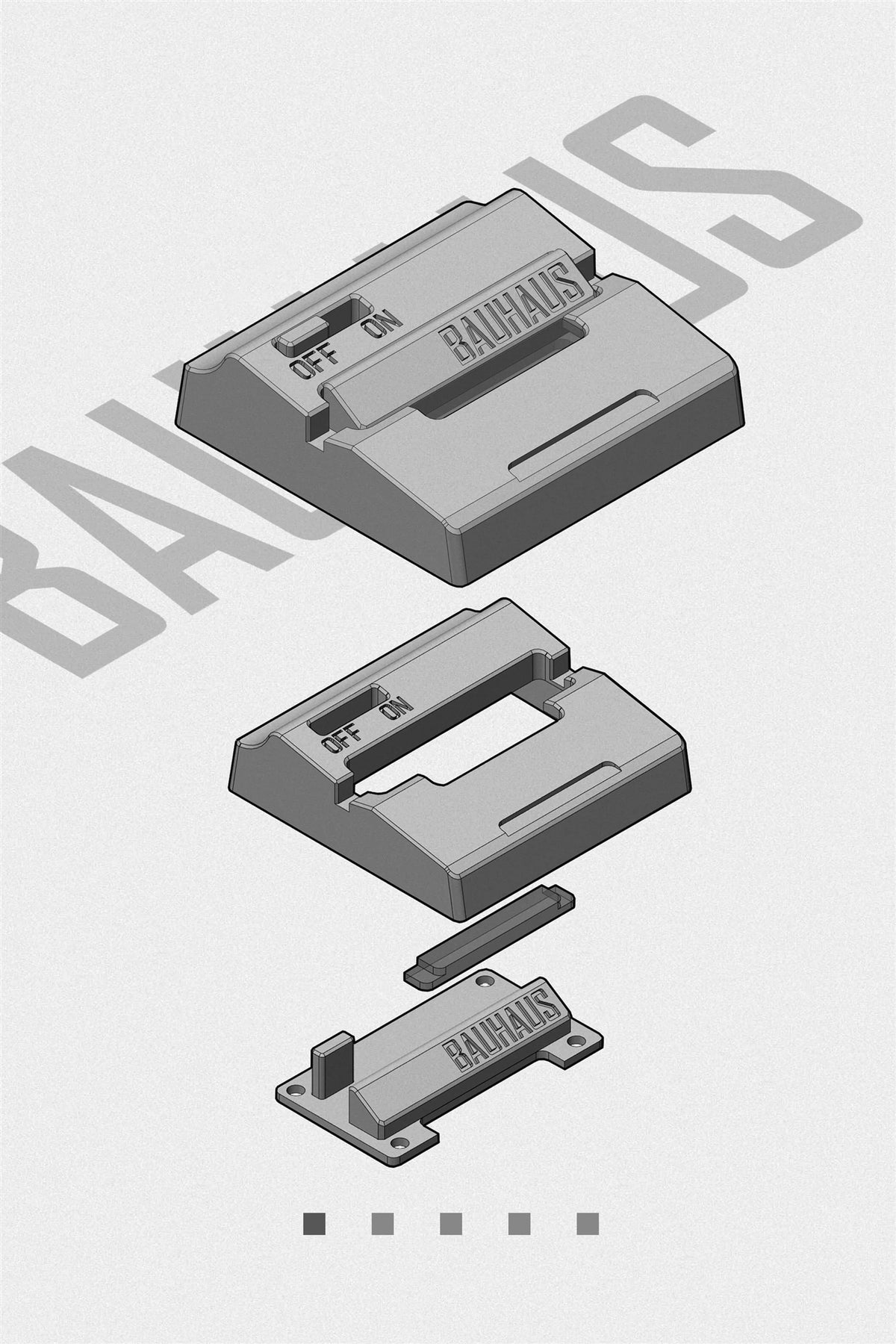 Bauhaus metal keycaps personalized keycaps, 7 ISO/ return key/4U  cultural creative keycaps, mechanical keyboard art decorative keycaps