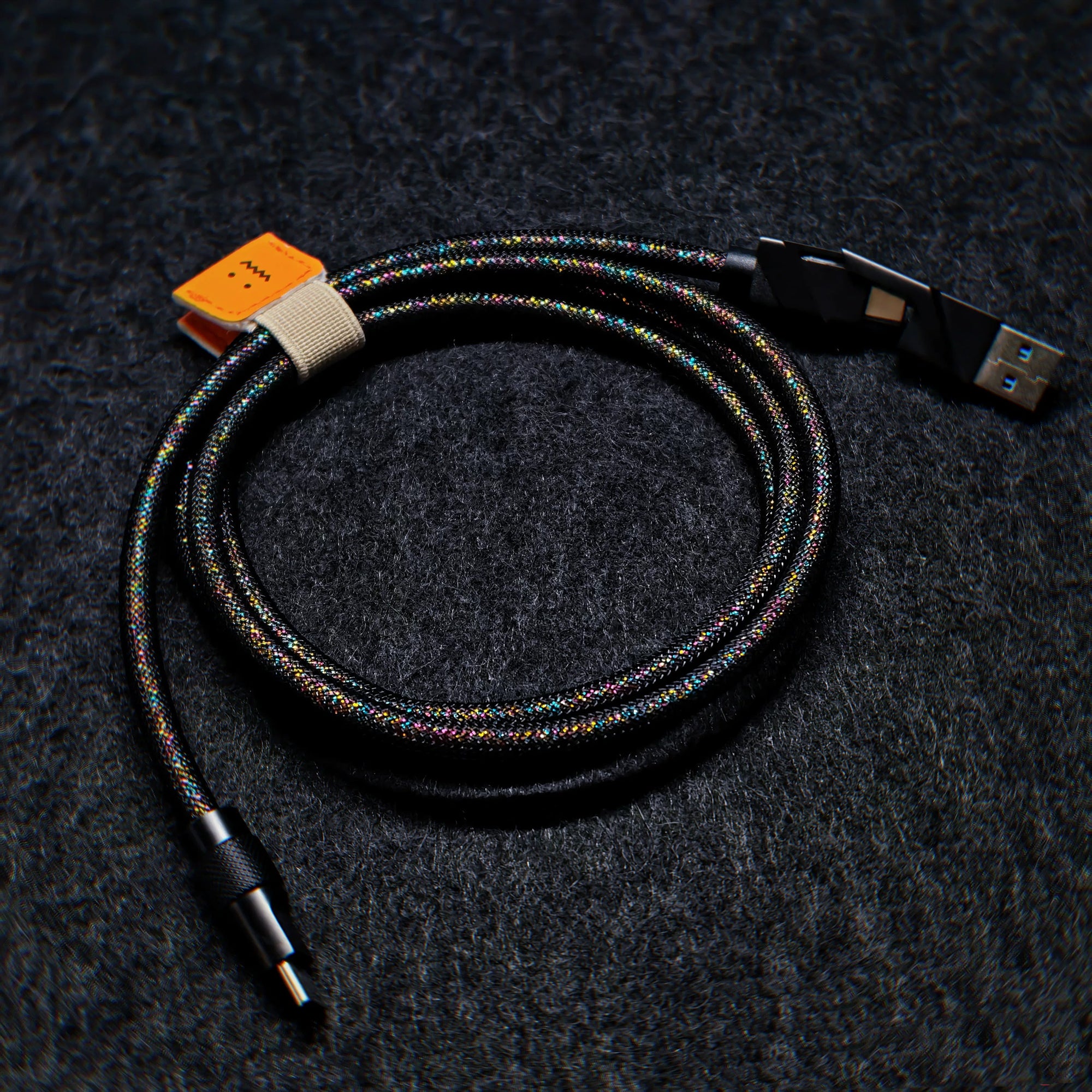 Separate one to two aviation plug data cable, dual 8K return rate single crystal copper mechanical custom manual data cable