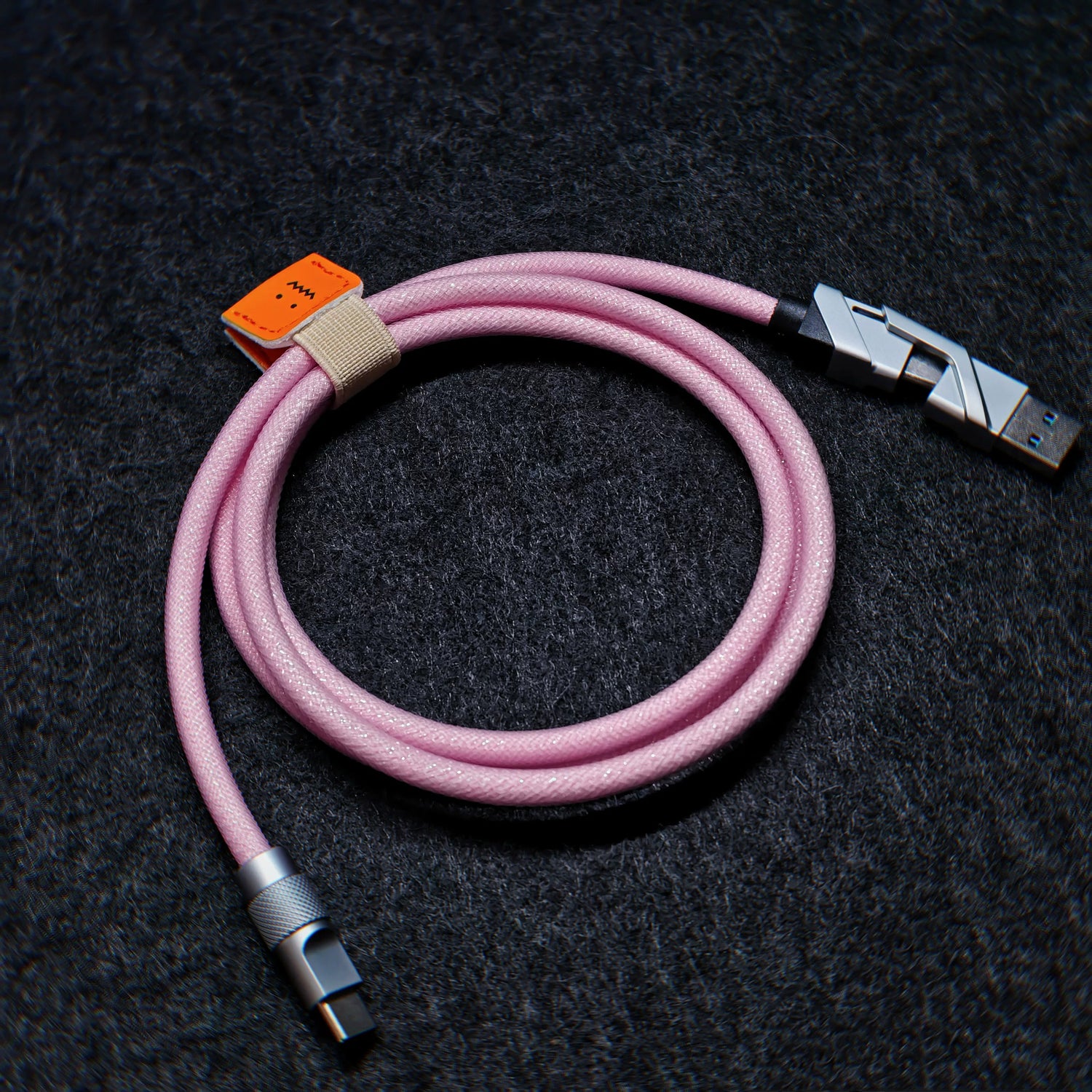 Separate one to two aviation plug data cable, dual 8K return rate single crystal copper mechanical custom manual data cable