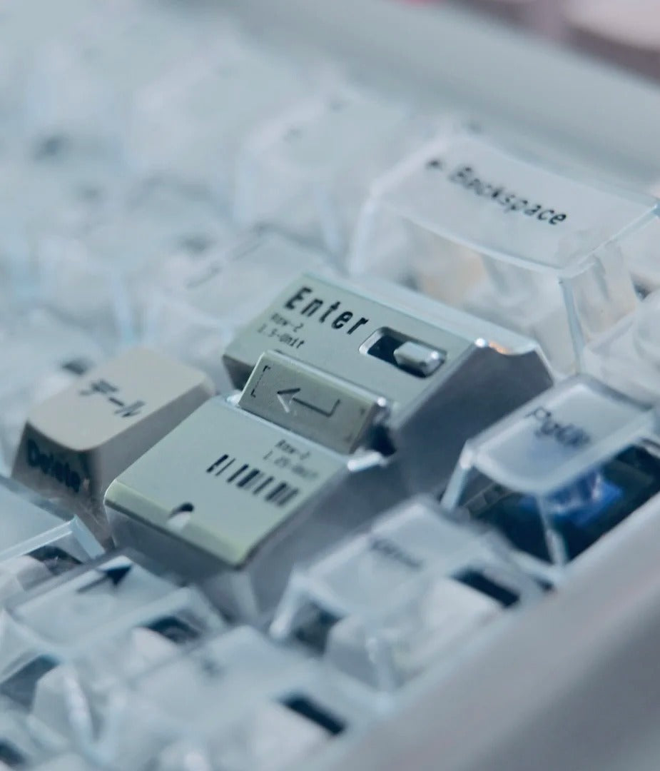 Bauhaus metal keycaps personalized keycaps, 7 ISO/ return key/4U  cultural creative keycaps, mechanical keyboard art decorative keycaps