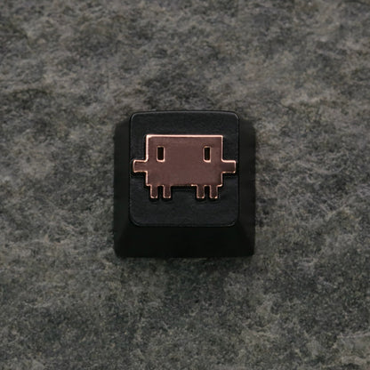 Claude Logo Little Crab AI, Metal Logo Series Personalized Keycaps, Metal Keycaps, Mechanical Keyboard Decorative Keycaps