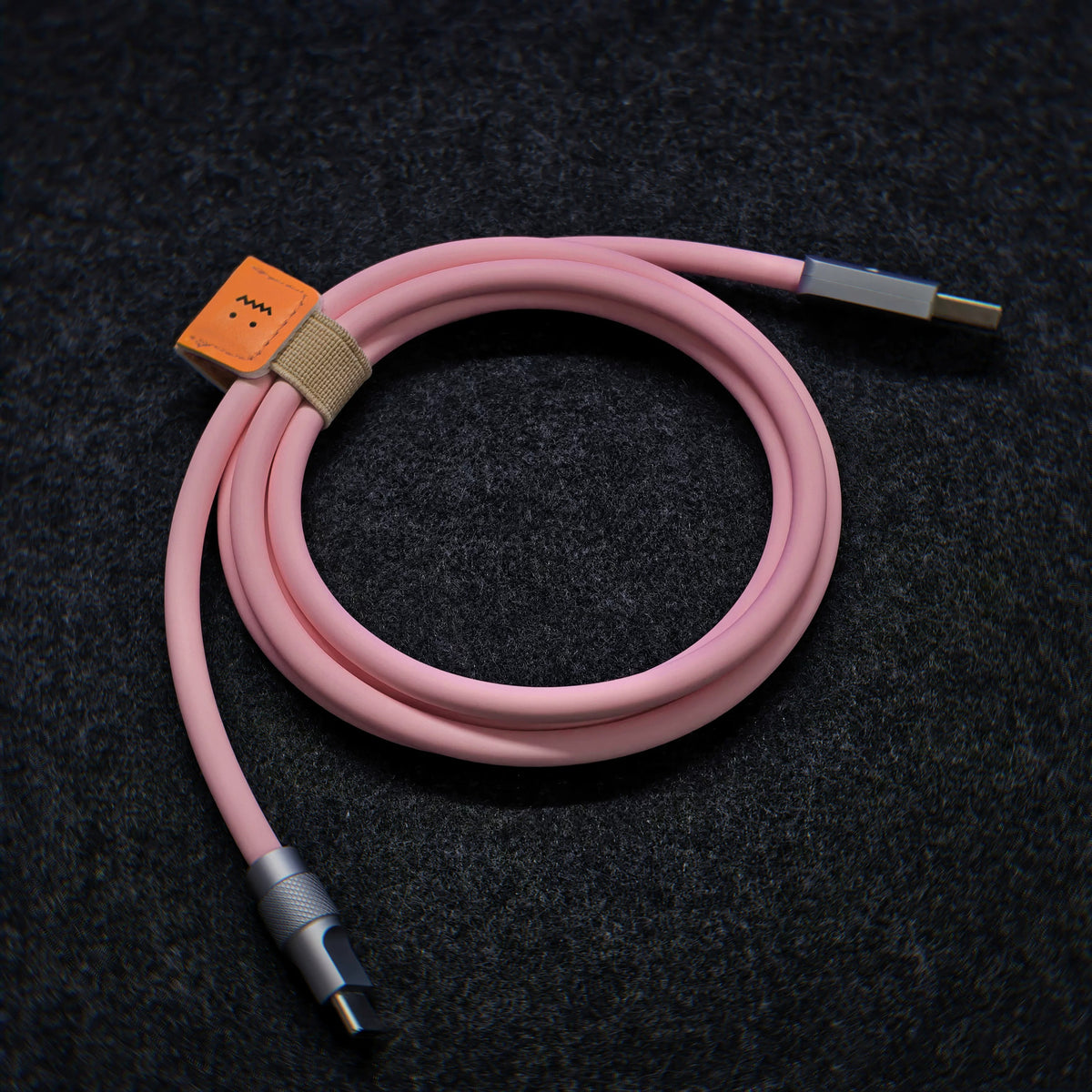 Pure copper core genuine skin friendly silicone aviation plug plug HUB cable, keyboard connection cable 8K return rate e-sports game keyboard data cable Type-C-Type-C