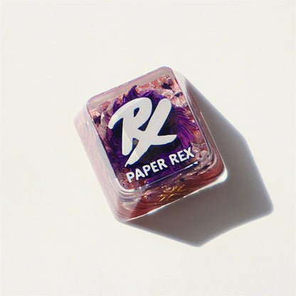 Paper Rex team icon creative design personalized keycaps, VALORANT FPS game creative keycaps, mechanical keyboard decorative keycaps