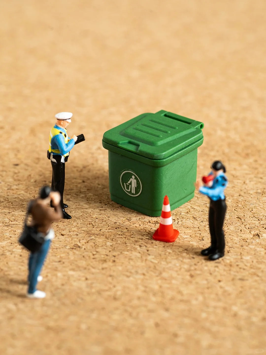 Environmentally friendly trash can personalized keycaps, creative pranks, funny and innovative design decorative keycaps, mechanical keyboard art installation keycaps