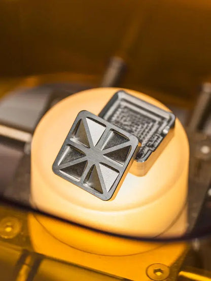 Overlapping Shadow "Metal Personalized Keycap Series, CNC Aluminum Alloy Processed Keycaps, Mechanical Keyboard Decorative Keycaps