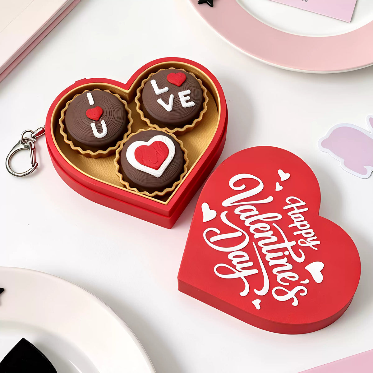 Fun decompression toys, keychain keys, mechanical keyboard switch tester, 3D printing material creative cultural products, mechanical keyboard peripheral toys, personalized keycap keys.