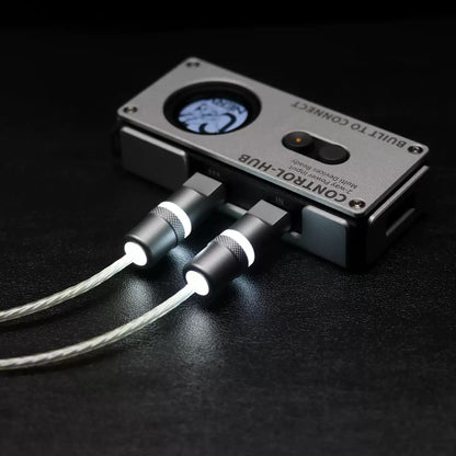 Right angle USB, Fine soft silver wire keyboard cable 8K keyboard custom data cable, Handmade data cable for mechanical keyboard, customized keyboard cable