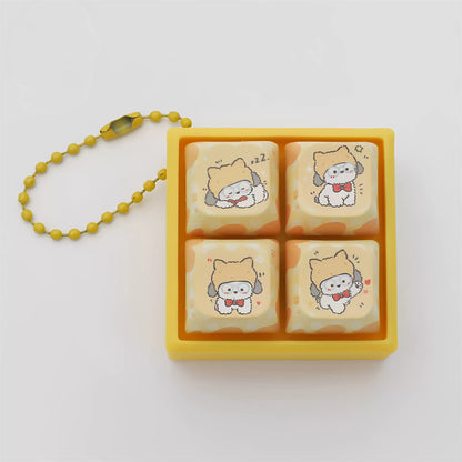 Fun decompression toys, keychain keys, mechanical keyboard switch tester, 3D printing material creative cultural products, mechanical keyboard peripheral toys, personalized keycap keys.