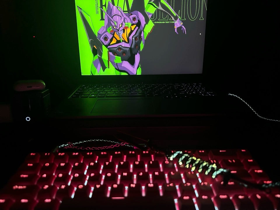 EVA theme, Spear of Cassius/Spear of Longinus winding device, keyboard cable 8K keyboard custom data cable, single crystal copper aviation plug data cable