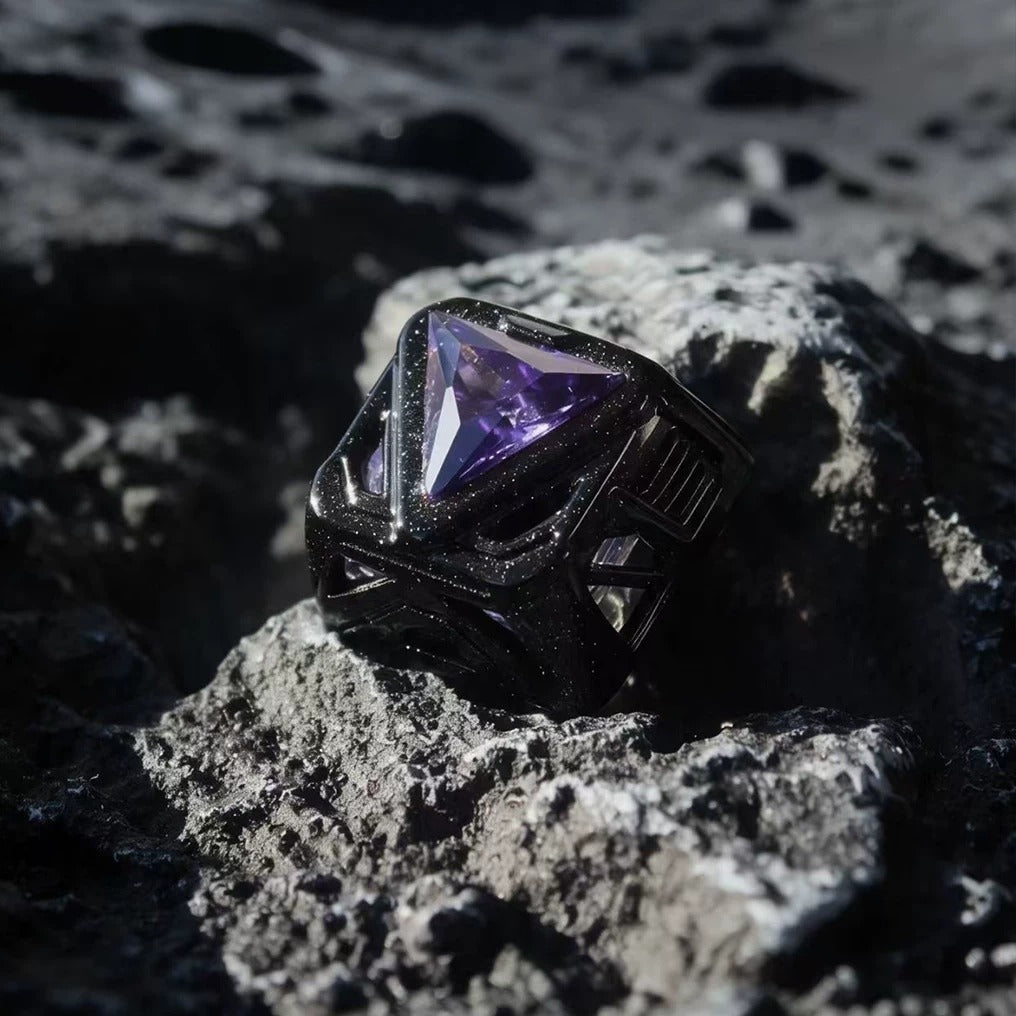 Star Trek concept hollow design translucent gemstone metal material personalized keycap art keycap customization keyboard decoration keycap
